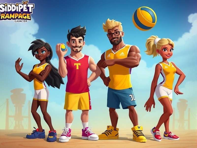 Siddipet Volley Rampage Characters